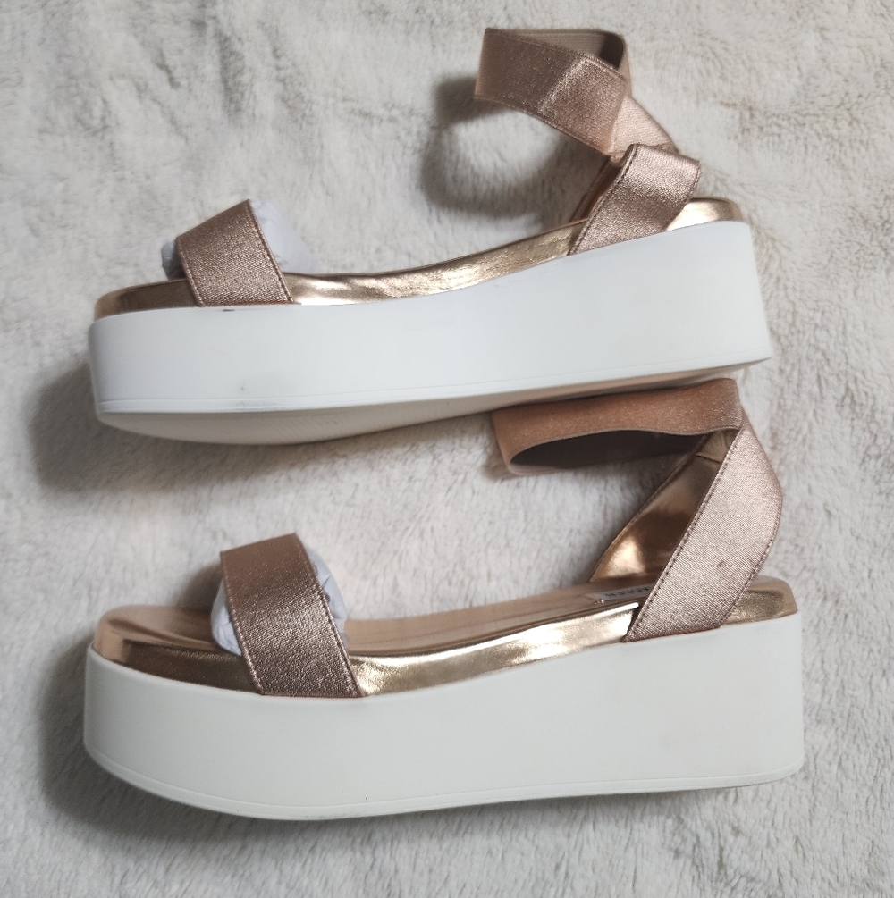 Steven By Steve Madden Delano Platform Sandals Size 10
